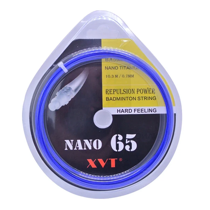 XVT 65 Hard feeling 28-30Lbs 10.3 meters badminton string / badminton racket string