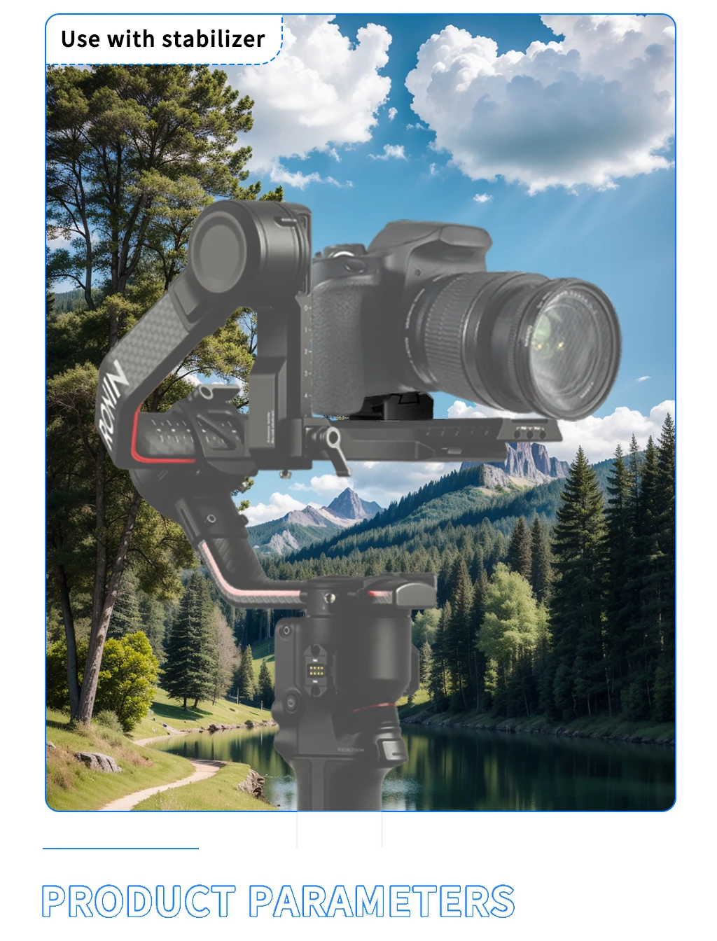 Aluminum V-Lock Battery Mounting Plate Clamp Quick Release for ARCA Tripod Gimba