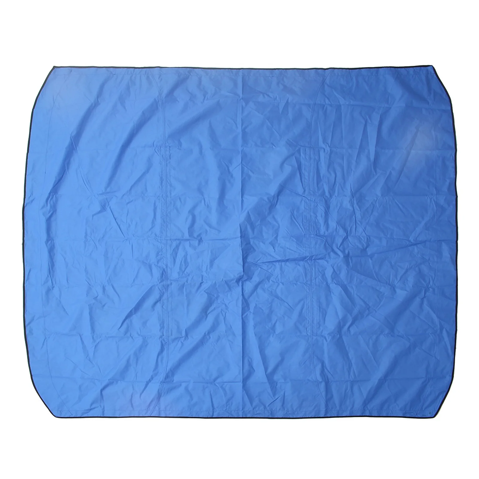 Waterproof and UV Resistant Boat Cover Canvas Yacht Awning Top Cover Zipper without Frame Fits 3 Bow 73''-78''W boat cover