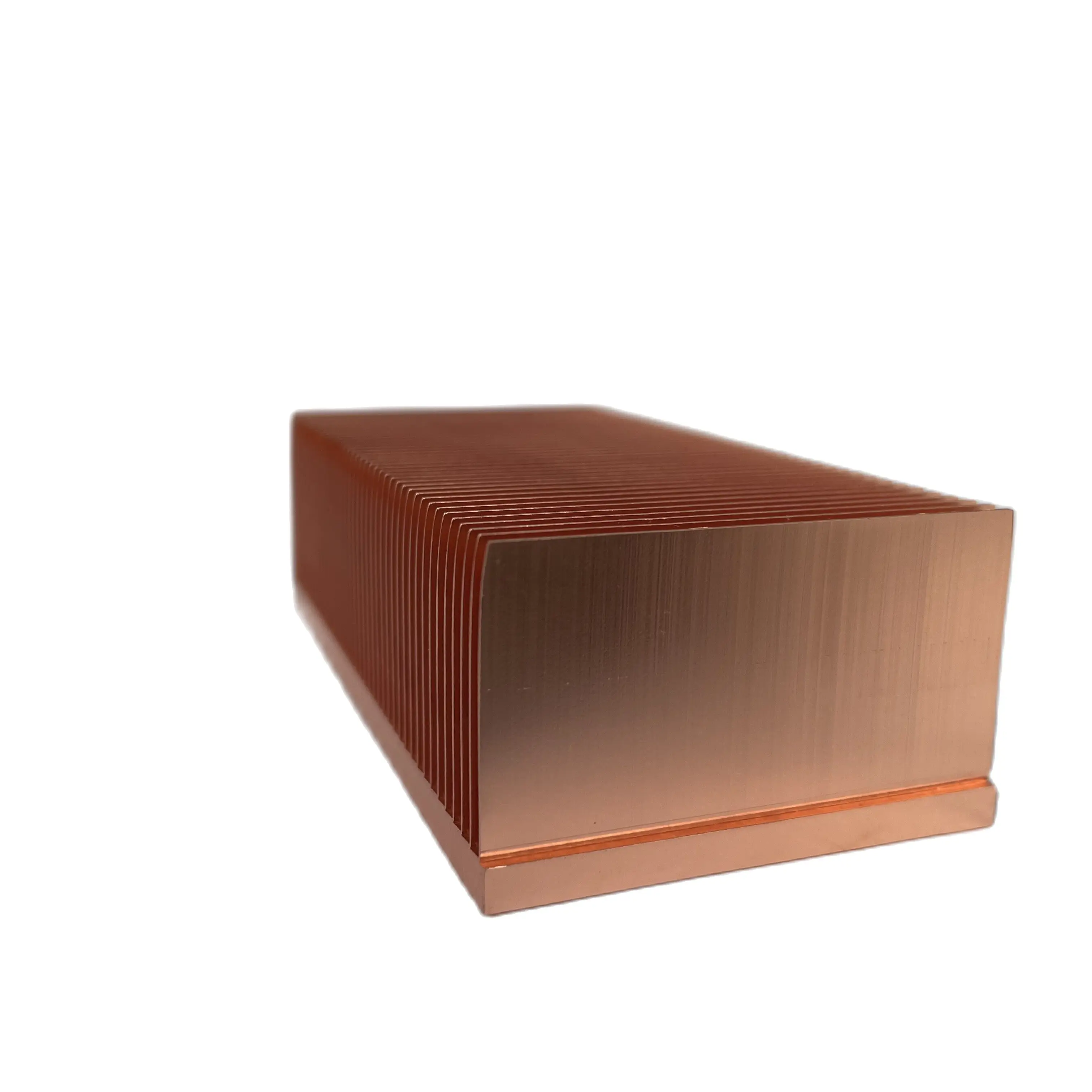 Dissipador de Calor da Aleta Skiving do Radiador do Cobre Puro para Impressoras Eletrônicas do Laser da Microplaqueta Refrigerando o Refrigerador 100x50x30 mm - Imagem 4