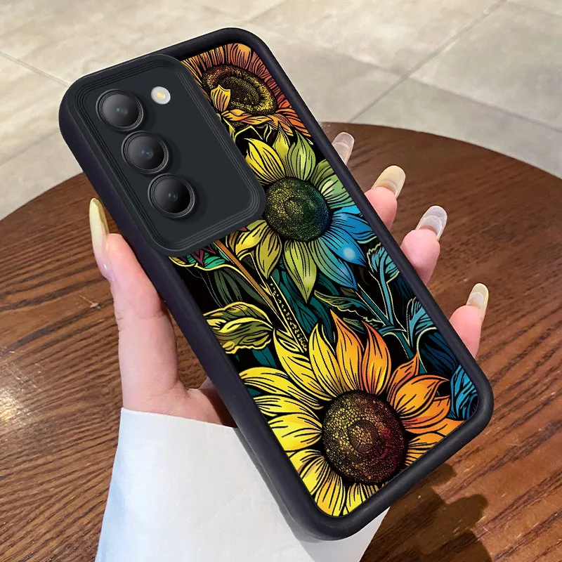 Cute Flower Fashion Shockproof Silicone Protective Phone Case