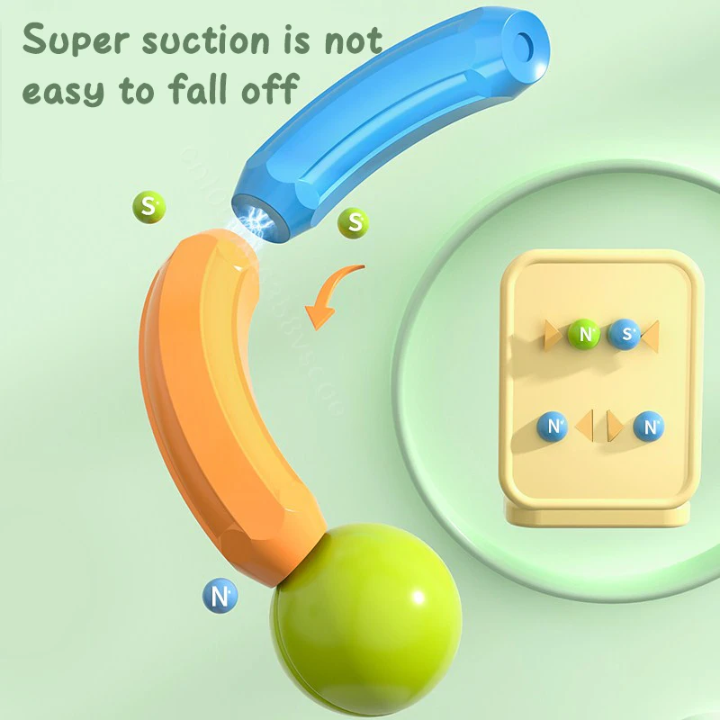 Magnetic Constructor Blocks Set Toys for Kids Magnet Stick Rod Building Blocks Montessori Educational Toys For Children Gift Magnetic Building Blocks Magnetic Assembly Toy
