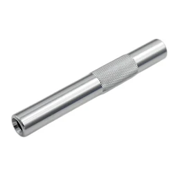 Multi - Purpose Metal Straw Tube Smoking Accessory - Stylish Gift (Silver)