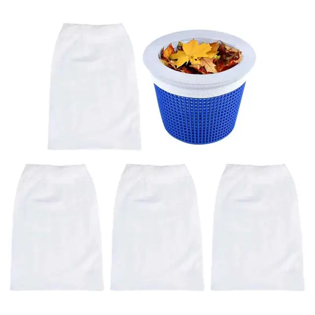 Medence Skimmer Zokni Vízszűrő Kosarakhoz Merülő Fedő Nylon Úszó Szűrők