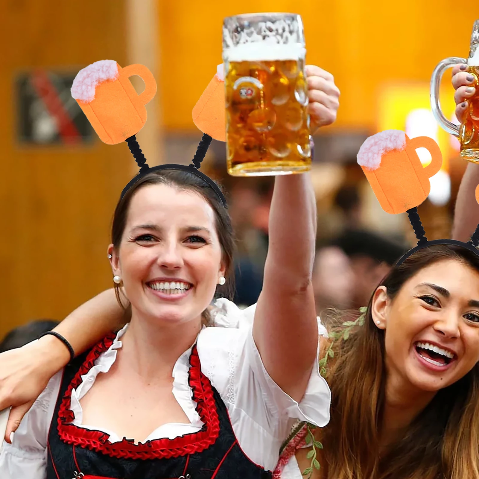 Oktoberfest – bandeau de Festival de la bière, serre-tête de fête  allemande, accessoire de bandeau de fête, boucle de cheveux en PP et feutre  - AliExpress