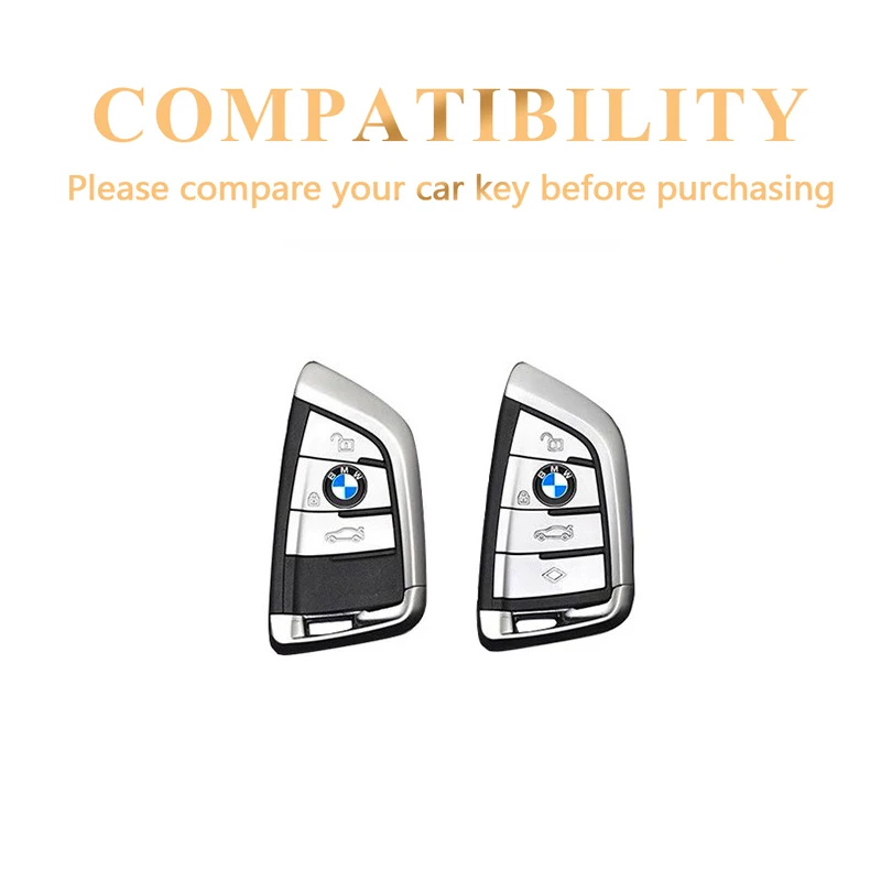 Fashion keychain Key fob Case Cover shell For BMW X1 X3 X5 X6 X7 1 3 5 6 7 Series G20 G30 G11 F15 F16 G01 G02 F48 Jewelry decora