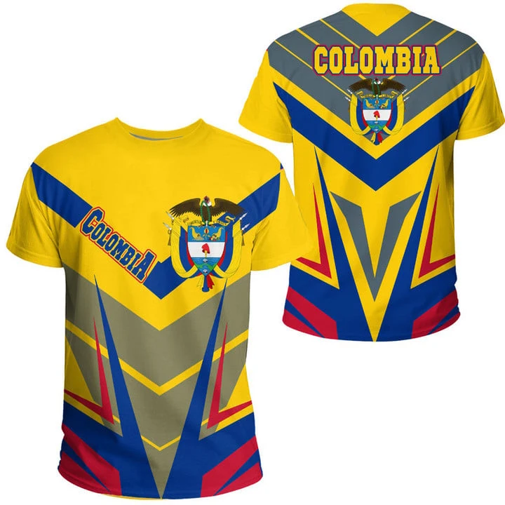 

Colombia National Emblem Map Short Sleeve Flag Camo T Shirt For Men Clothes Veteran Sport Tshirt Animal Tee Kids Women Tees Tops
