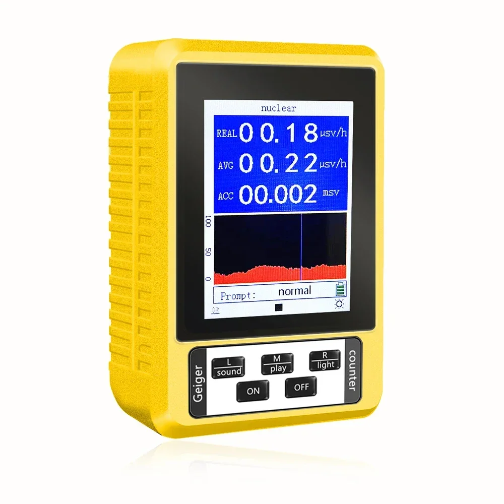 Radiation Detector Geiger Counter XR-3Pro Nucleaire Radiation Detector 2-In-1 Emf Tester Geigerteller Kleur Scherm Persoonlijke Dosimeter Marmer detectoren XR-3