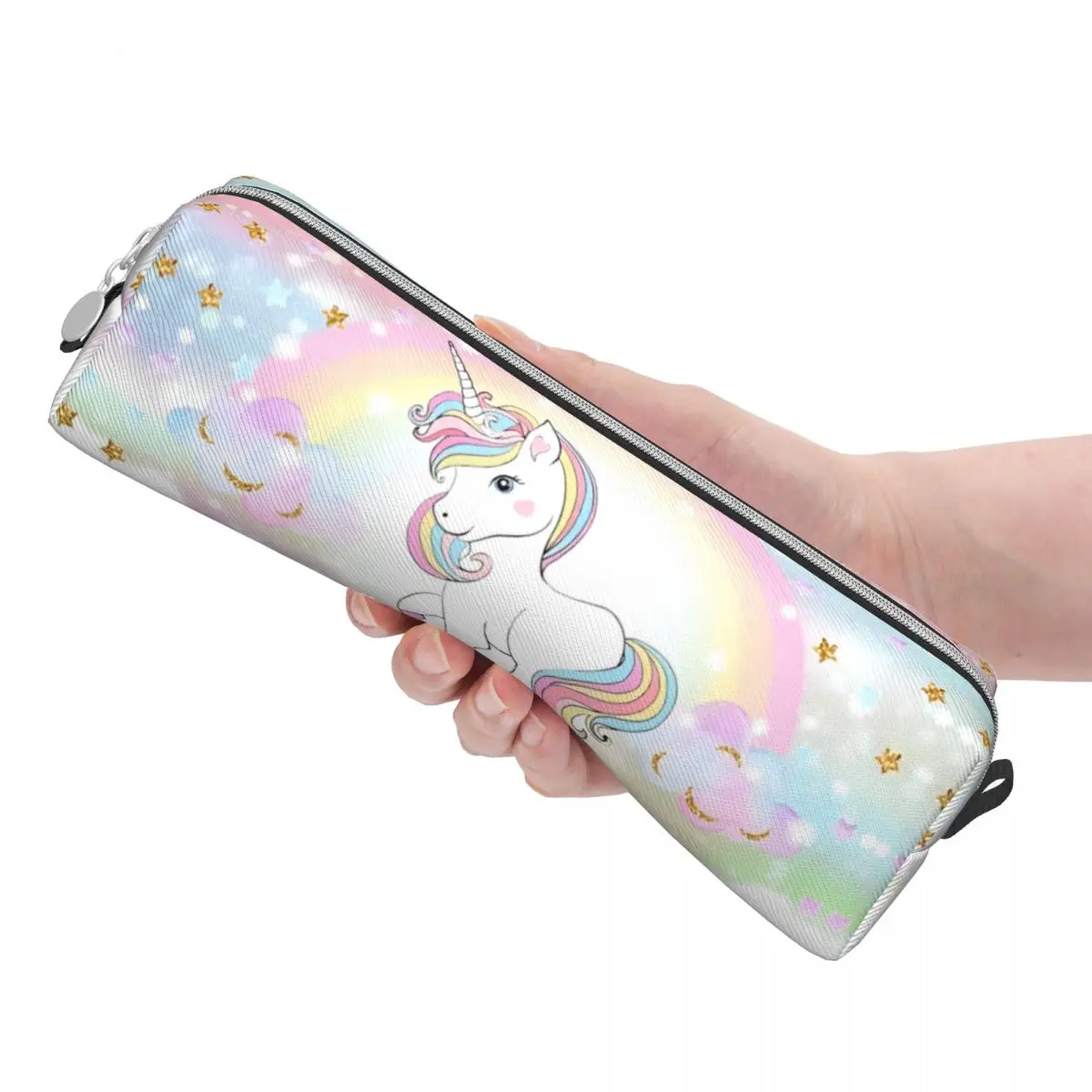 Cartoon Unicorn Pencil Case Fun Cute Pen Bag Girl Boy Big Capacity School Supplies Zipper Pencil Box