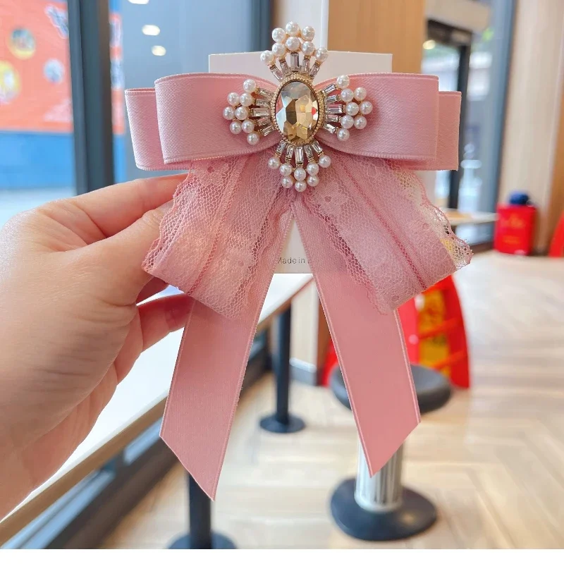 2 Spille A Fiore Rosa E Rossa Per Donna: Con Perle E Cristalli, Eleganti Accessori Moda Per Abiti, Cappelli E Borse - 2