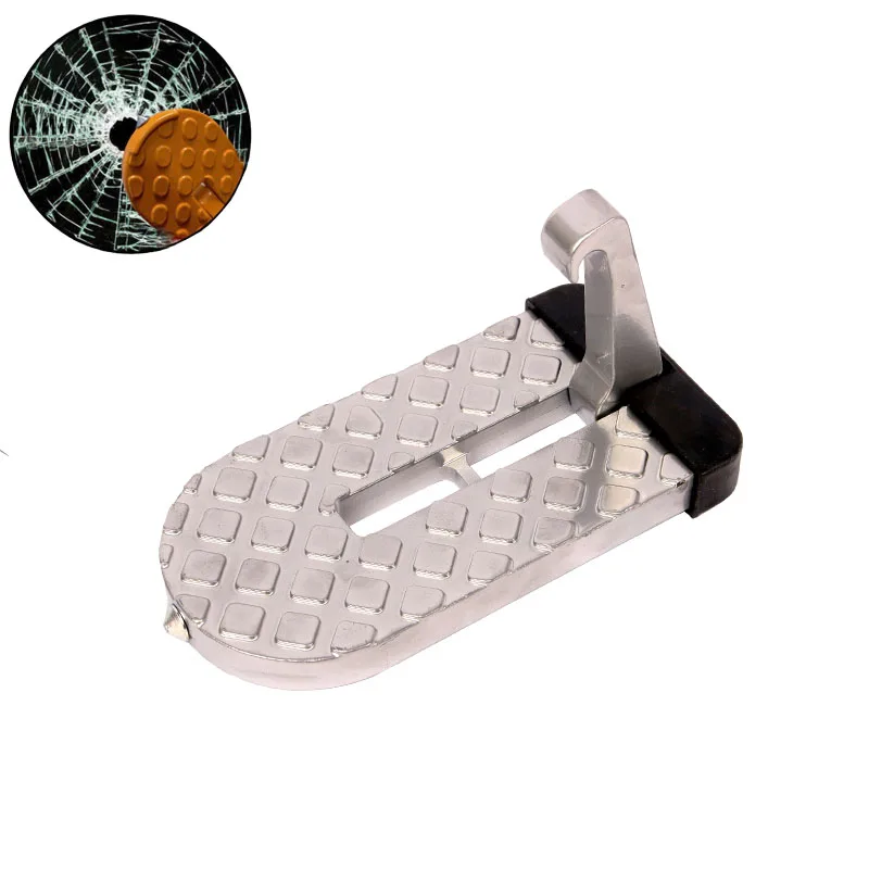 Sc69b108ccc6f47629f6512c75983c7bfP Foldable Car Roof Rack Step Car Door Step Multifunction Universal Latch Hook Foot Pedal Aluminium Alloy Safety car accessories