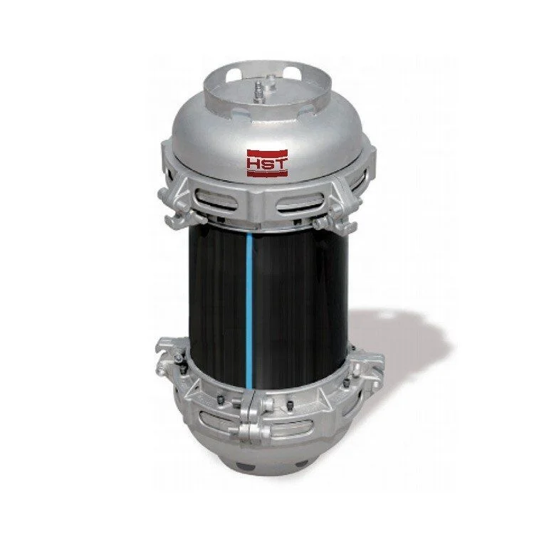 

PVC PE hydrostatic pressure pipe sample Stainless Steel grip