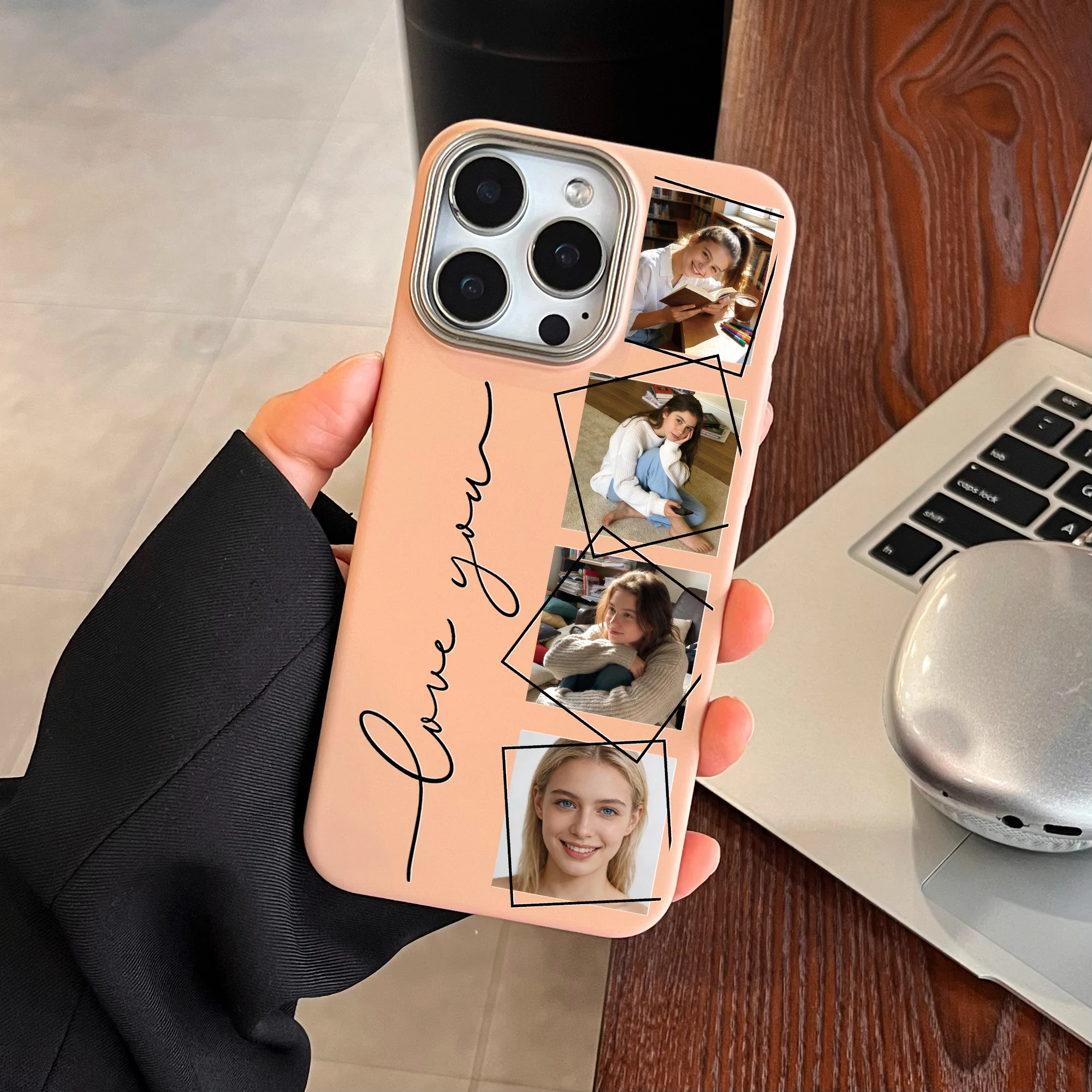 Personalized Custom Parents Children Myself Pets Companion Photos Phone Case thumbnail 9