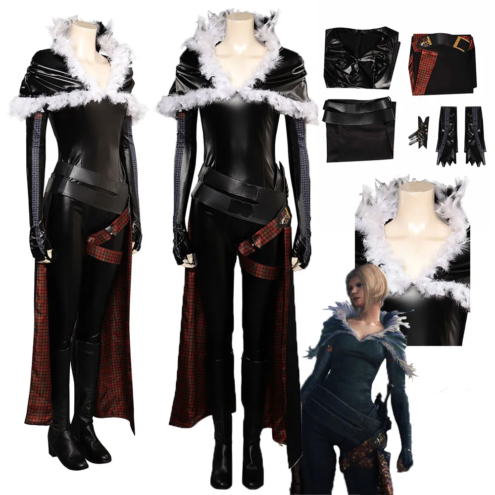 

FF16 Benedikta Harman Cosplay Costume Game Final Cos Fantasy Women Role Play Jumpsuit Outfits Halloween Party Rolepplay Suit