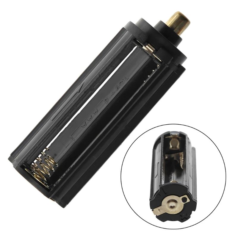 Cylindrical Type Plastic Holder for 3x AAA To 18650 Converter