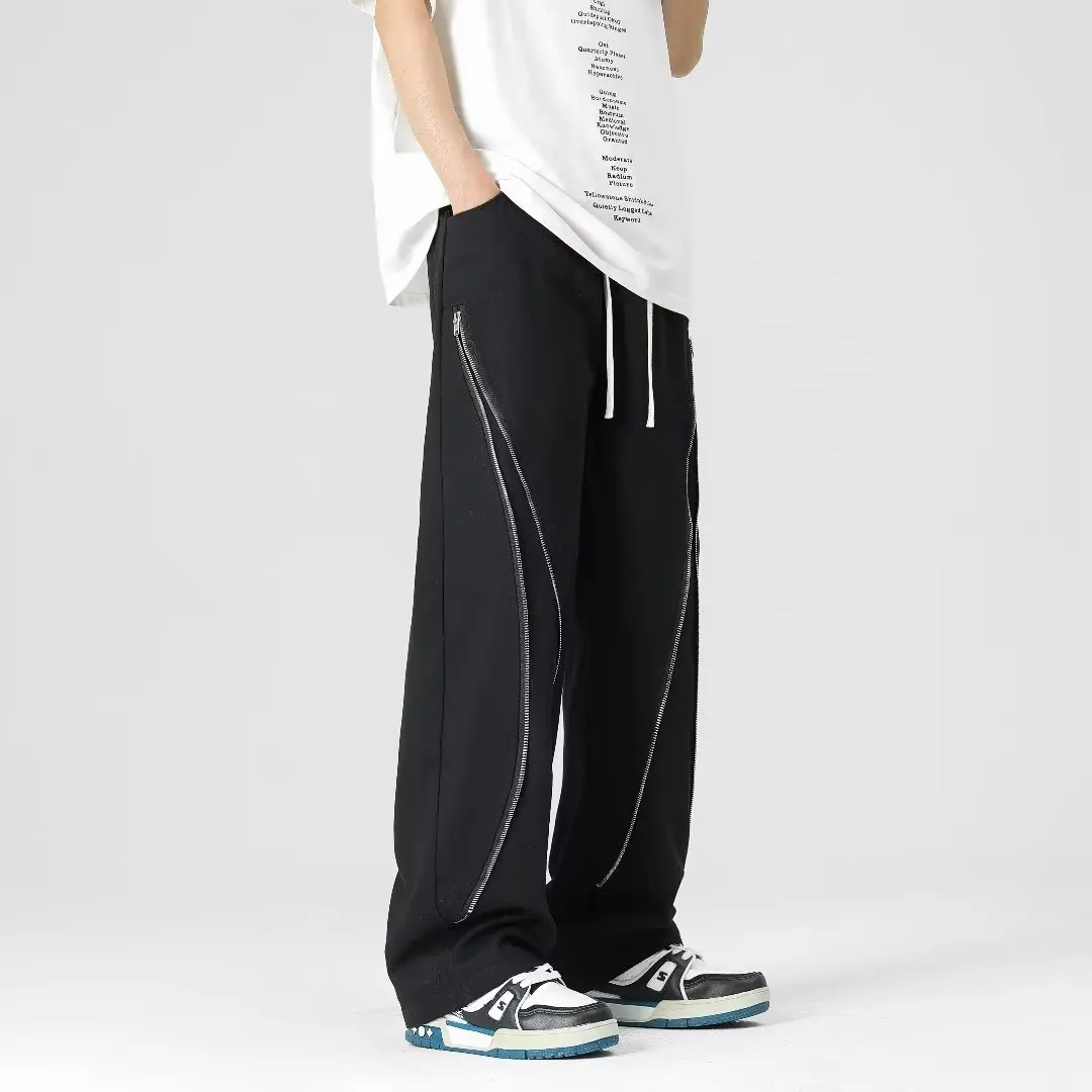 

drawstring 2023 fashion Cargo Pants 2023 Hip Hop Streetwear Jogger Pant Gyms Fitness male leisure Trousers