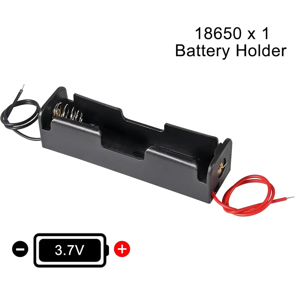 3pcs 18650 Battery Holder with Wire 3.7V,7.4V, 11.1V, 14.8V 18650 Battery Holder Box for Battery storage charging image 3