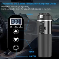 Bouilloire électrique portable 12V/24V pour voiture, chauffe-eau de voyage, chauffe-eau de voiture 500ML, petit chauffe-eau pour thé, café, lait 5