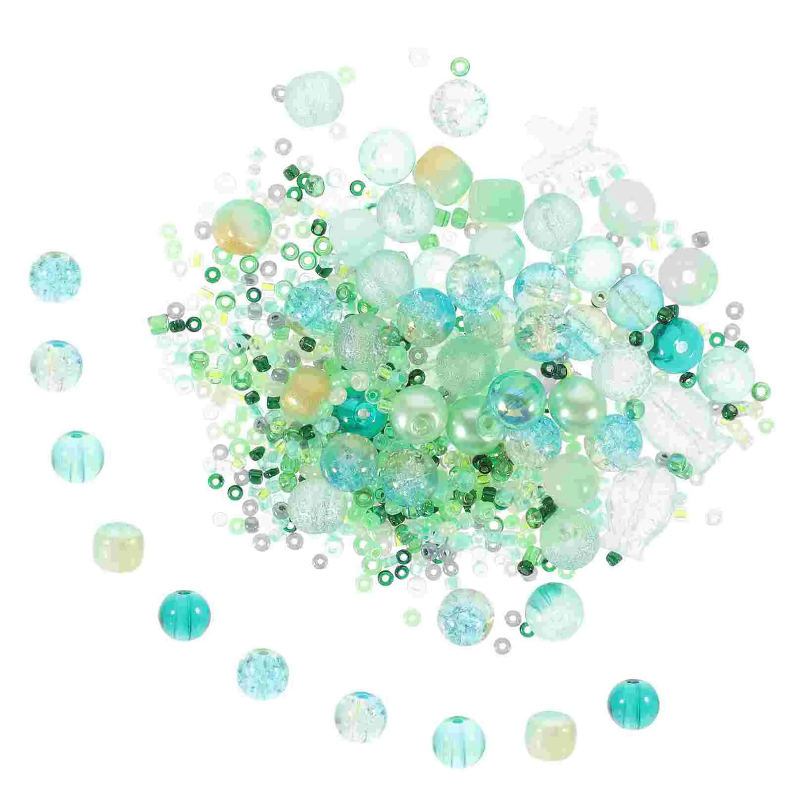 

2 Bags Glass Rice Bead Bracelet Beading Jewlery DIY Loose Beads Spacer for Jewelry Making Accessories Crafts