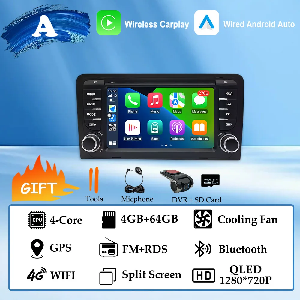 (A) 4G 64G DVR