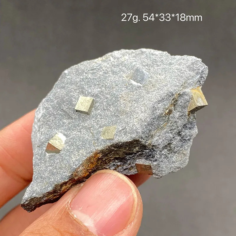 100% Rare Natural Pyrite Mineral Specimens Stones and Crystals Healing Crystal from Spain