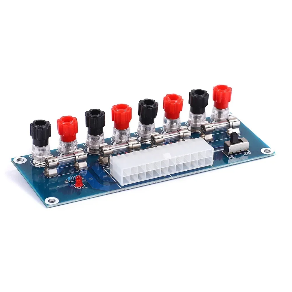 Out ATX Benchtop Power Adapter Board PC ATX2 Power Supply Test XH-M229 128x48x30mm 24 Pin Adapter Board Desktop