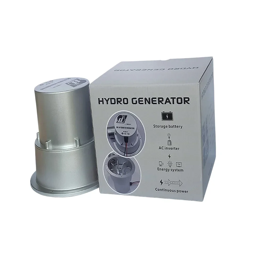 Water Turbine Generator 100W DC Water Pump 12V24V With Voltage Regulator Charging Controller Free to Charge When There is