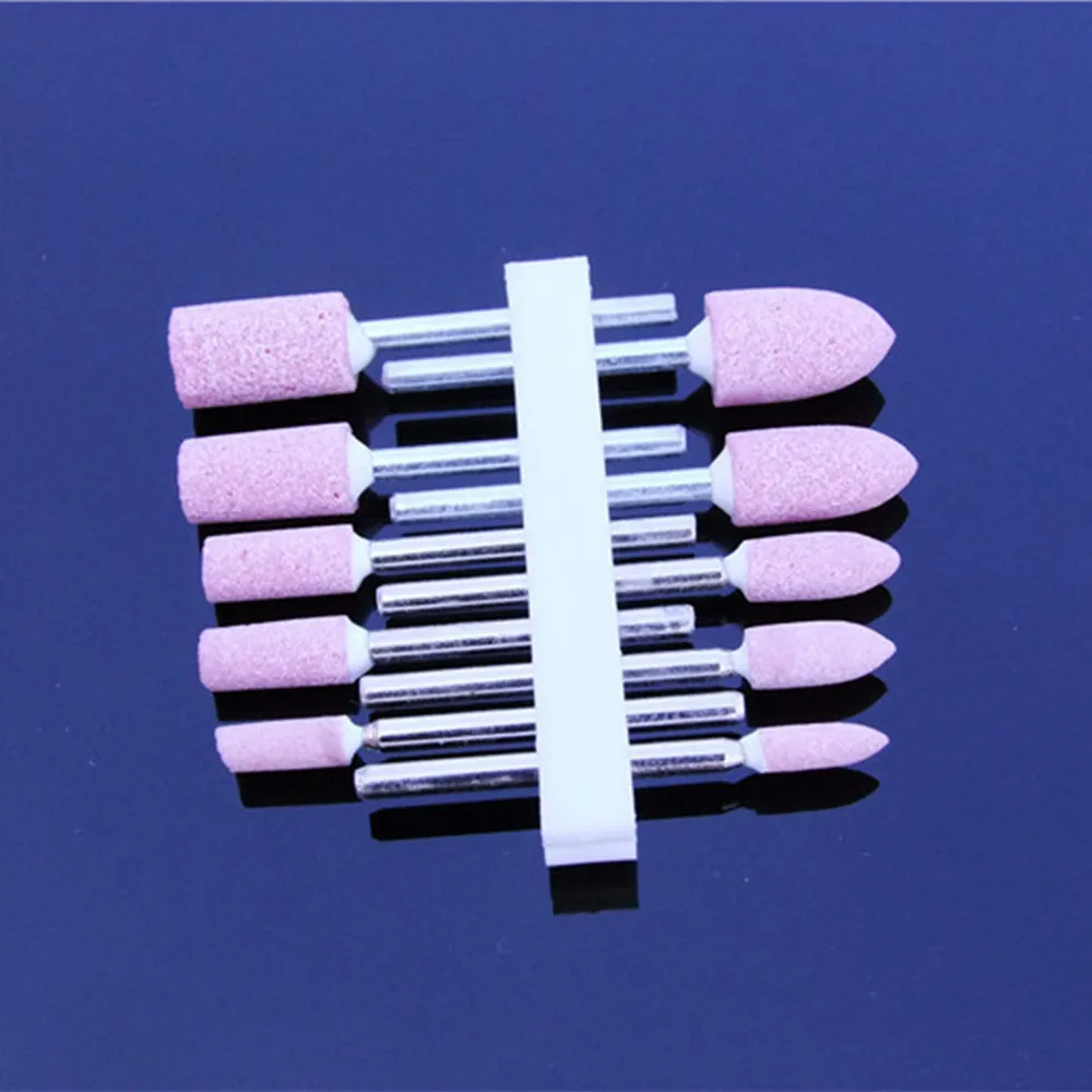 Cylindrical Cone Grinding Wheel Bit Head Polishing DIY Tools 10 pcs/lot