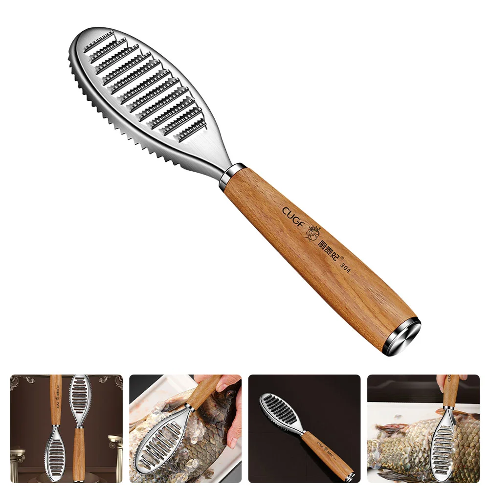 Stainless Steel Fish Scale Scraper Lightweight Kitchen Tool Cleaning Equipment Seafood Gadgets