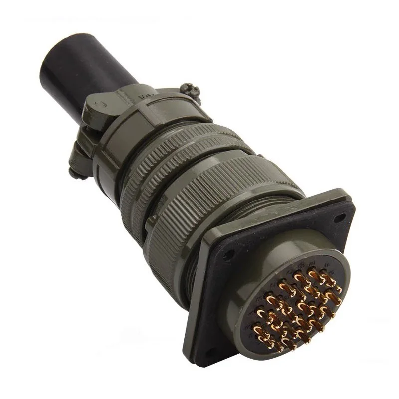 

5015 16 Pin U.S. Military Standard Aviation Plug MS3106 24-7S MS3102 24-7P Straight Connector