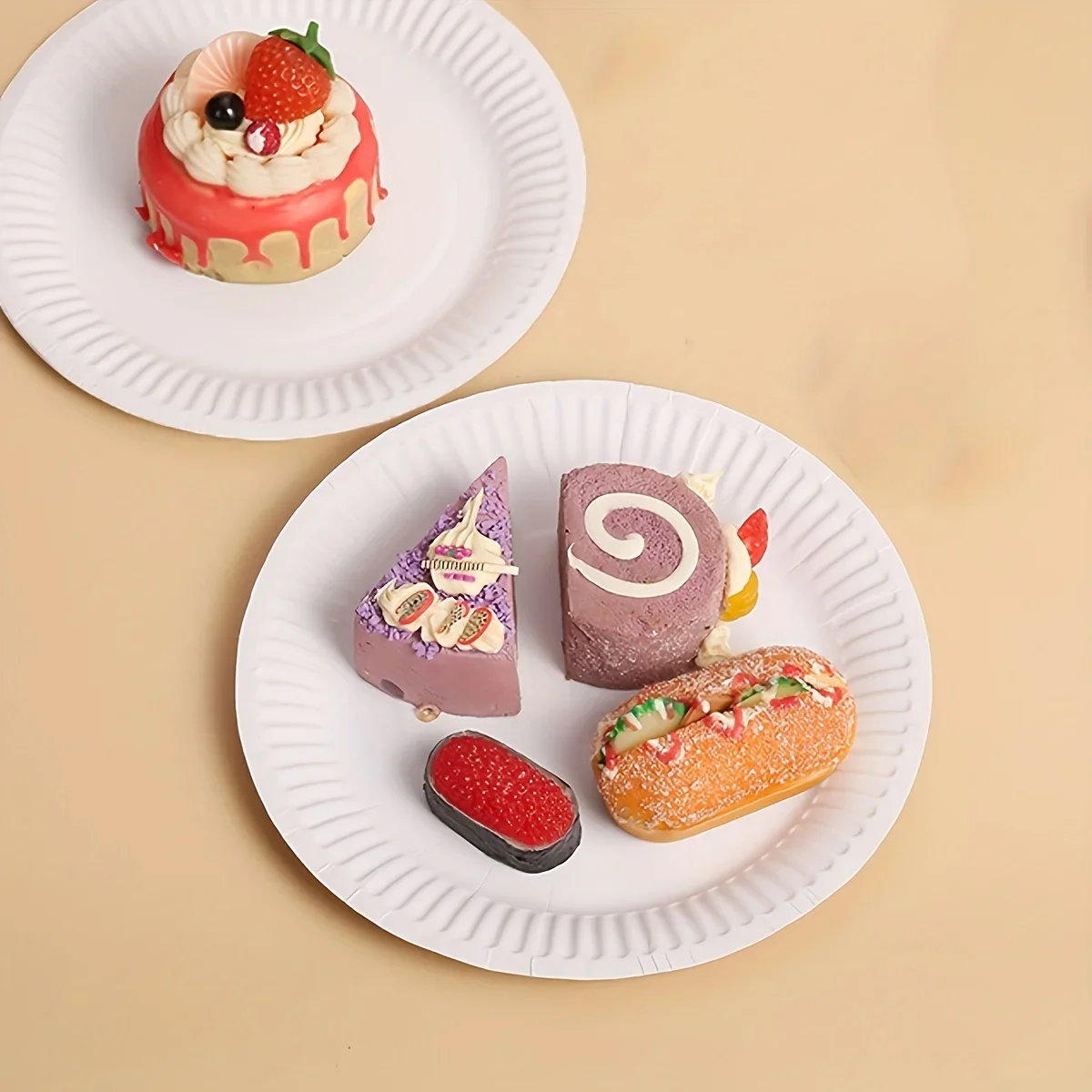 10pcs Disposable Paper Tray Food Container