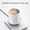 USB Cup Warmer Coffee Milk Tea Water Mug Heater Temperature Adjustable Heating Coaster For Home Office Winter Automatic heating 4