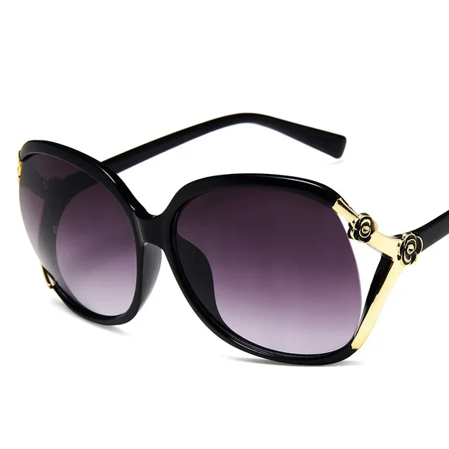 Gafas كلاسيكي ريترو إطار كبير المرأة النظارات الشمسية 5