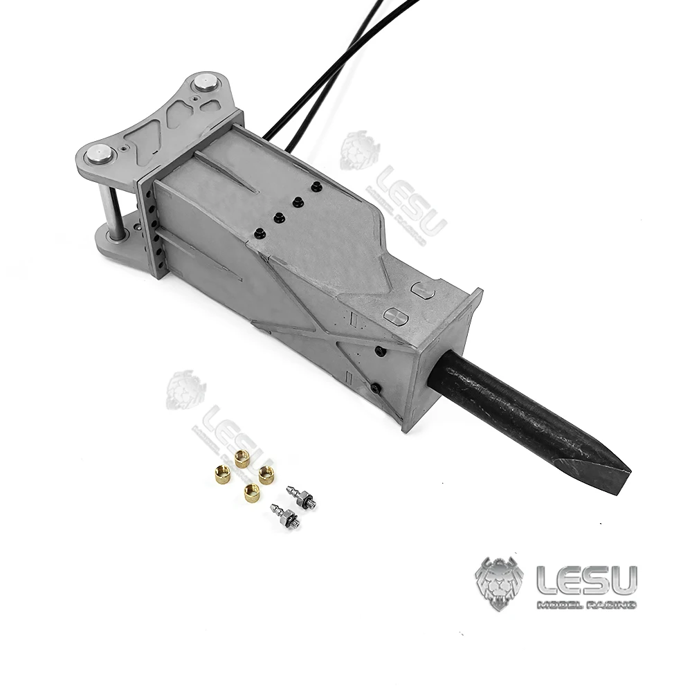 

1/14 construction machinery model excavator all-metal hydraulic motor breaker AT-C0002 LESU