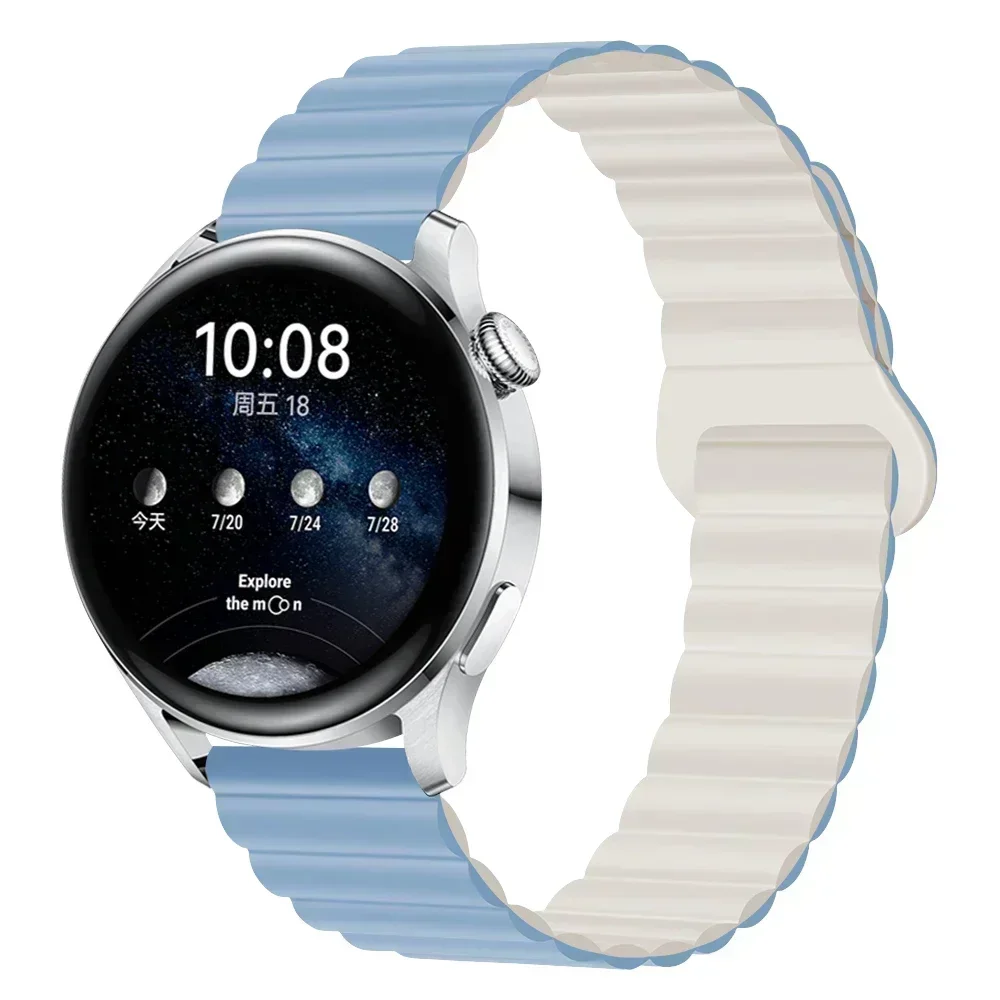Magnetic Loop Silicone Watchband Strap