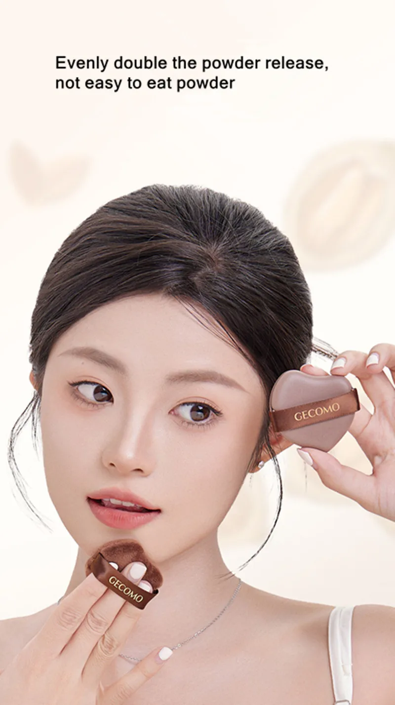 Description Picture 4 of item6PCS Makeup Beauty Sponge Foundation Loose Powder Blusher Blending Puffs Smooth Dry Wet Use Cosmetic Applicator Tool Wholesale