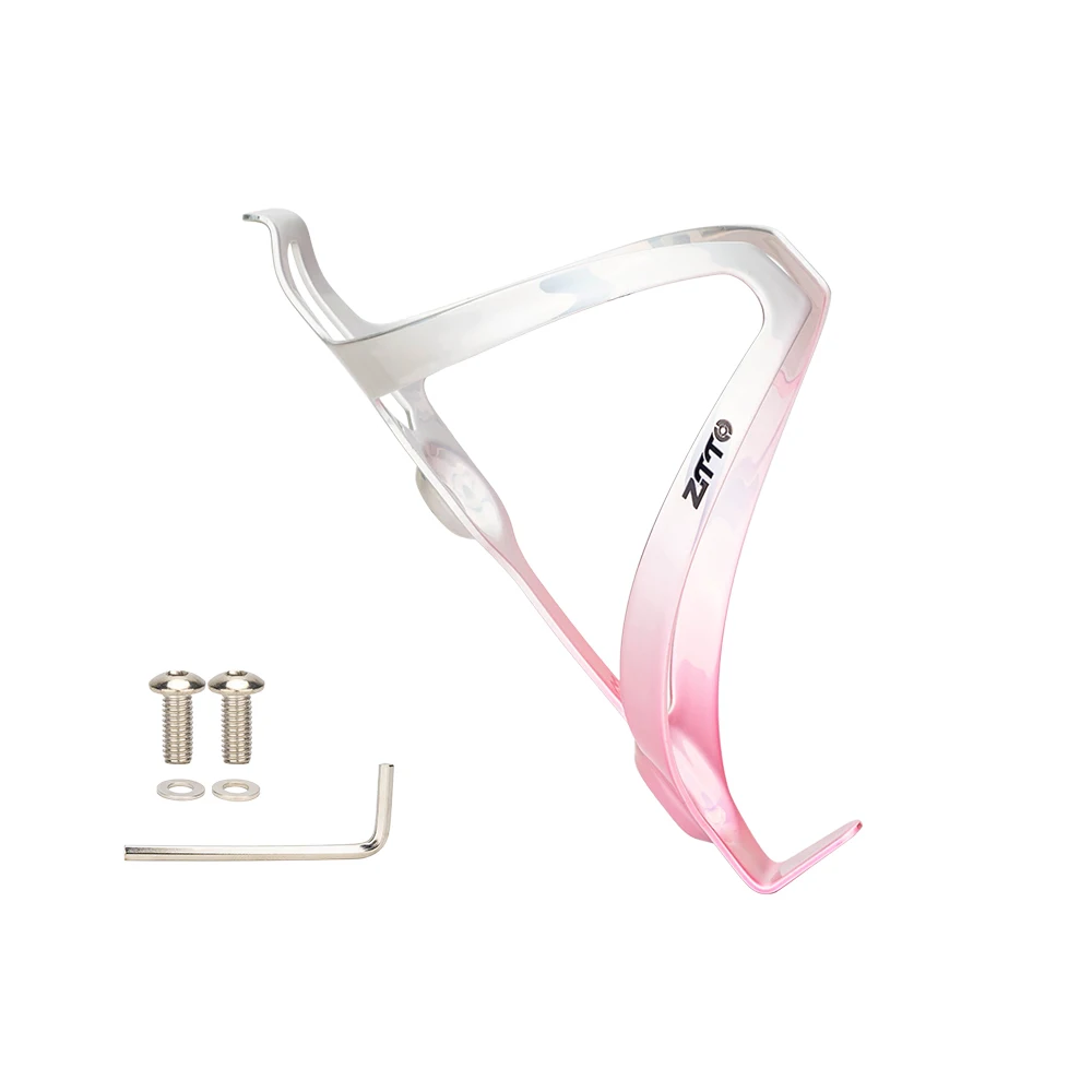 ZTTO ‌ Farbverlauf Metallic Perle Farbe Fahrrad Flaschenhalter Rosa Grau Grün Aluminiumlegierung Hochfester MTB Rennrad Wasserhalter – Detail 11
