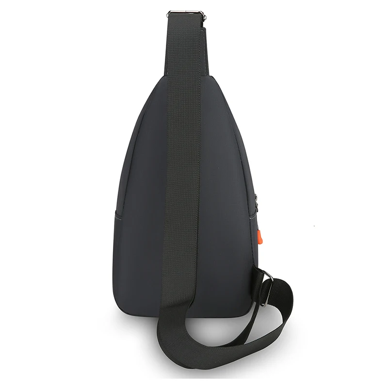 Men's large-capacity chest bag, crossbody bag, adjustable shoulder strap, gym travel outdoor sports bag, suitable for commuting