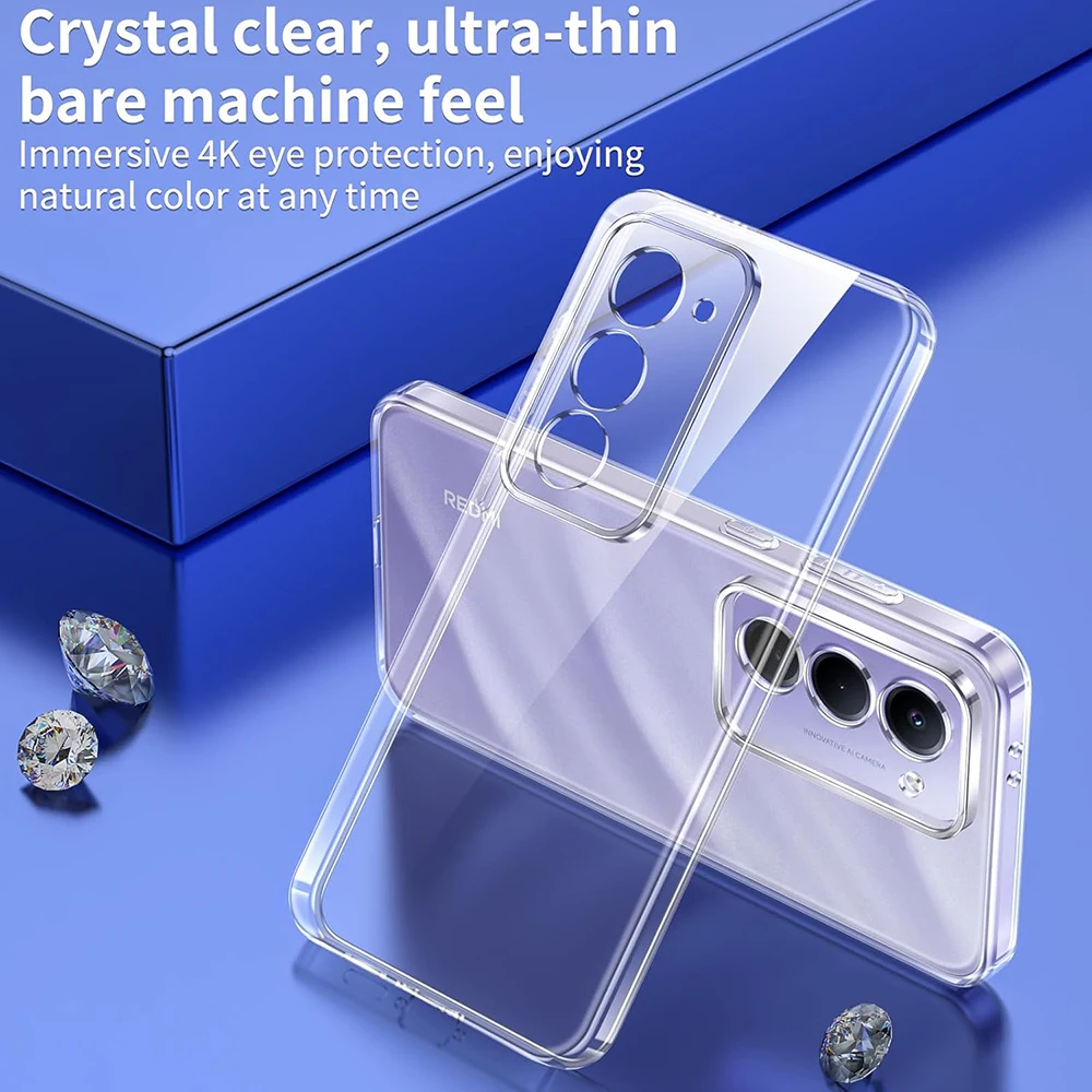 Ultra Thin Transparent Shockproof Silicone Phone Case