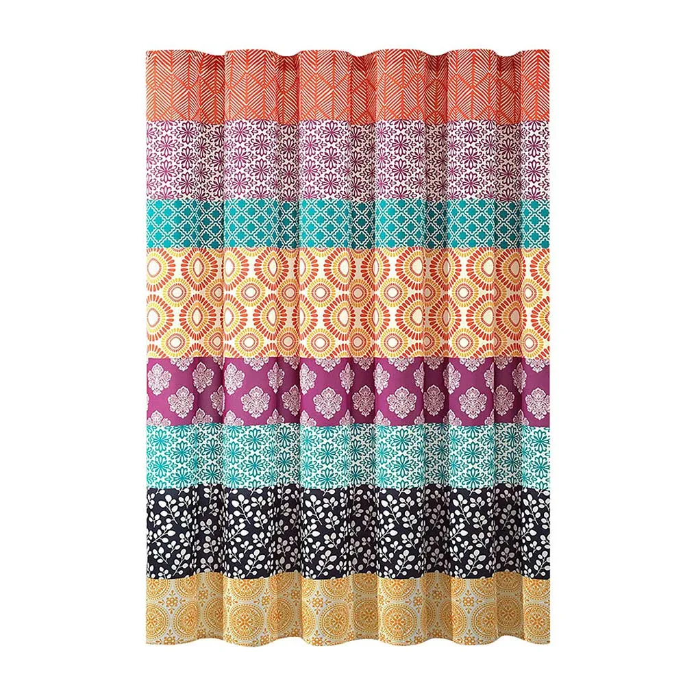 

New Bohemian Striped Shower Curtain Colorful Design Various Bathroom Decoration для дома полезные вещи Utilidades Domesticas