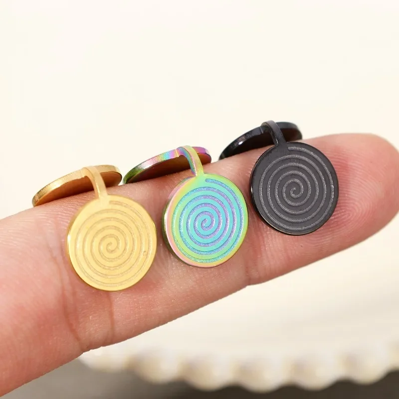 for Swelling Pressure Earrings Non Piercing Earrings Stainless Steel Keloid Pressure Earrings Black Color Jewelry Accessories 4