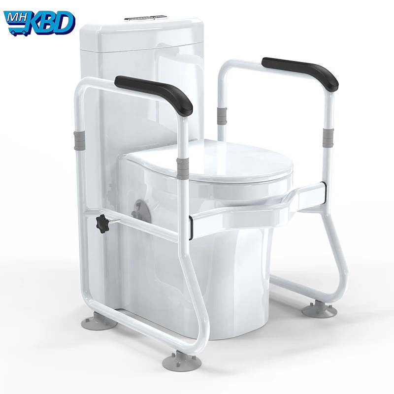 

Toilet Armrest Shower Stall Support Elderly Perforation Free Home Toilet Safety Anti-slip Booster Frame Strong Support Armrest