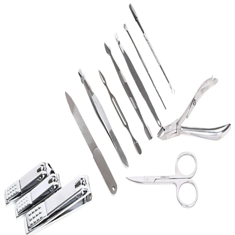 Luxurious Stainless Steel Manicure Pedicure Set