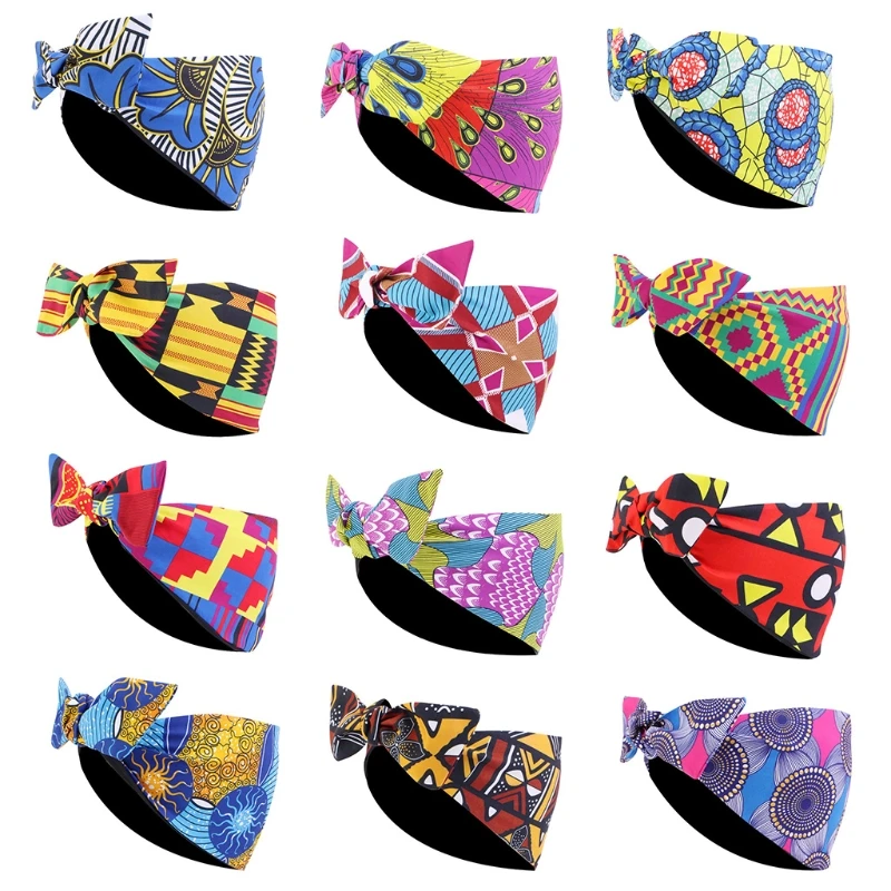 

African Pattern Headband Fashion Hair Bands Knotted Twisted Hair Accessories