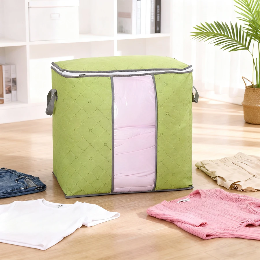 Bolsas de almacenamiento con cremallera grande, bolsas de almacenamiento para Dewey y mantas domésticas, bolsas de almacenamiento con tapa para ropa, suéteres y mantas, bolsas de almacenamiento estacionales