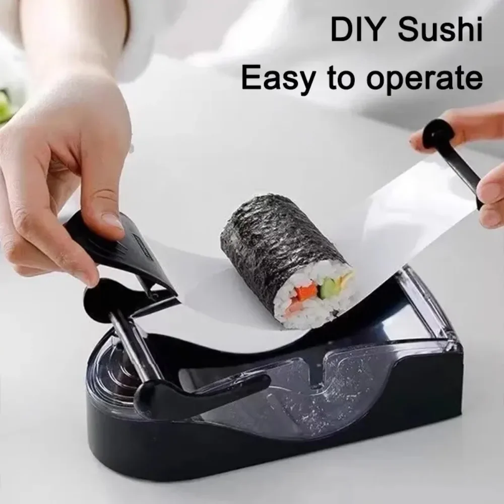 초밥 도구 DIY 초밥 롤러 기계 초밥 메이커 롤러 장비 해초로 감싼 쌀과 야채 롤 주방용품 BHL277-FRO