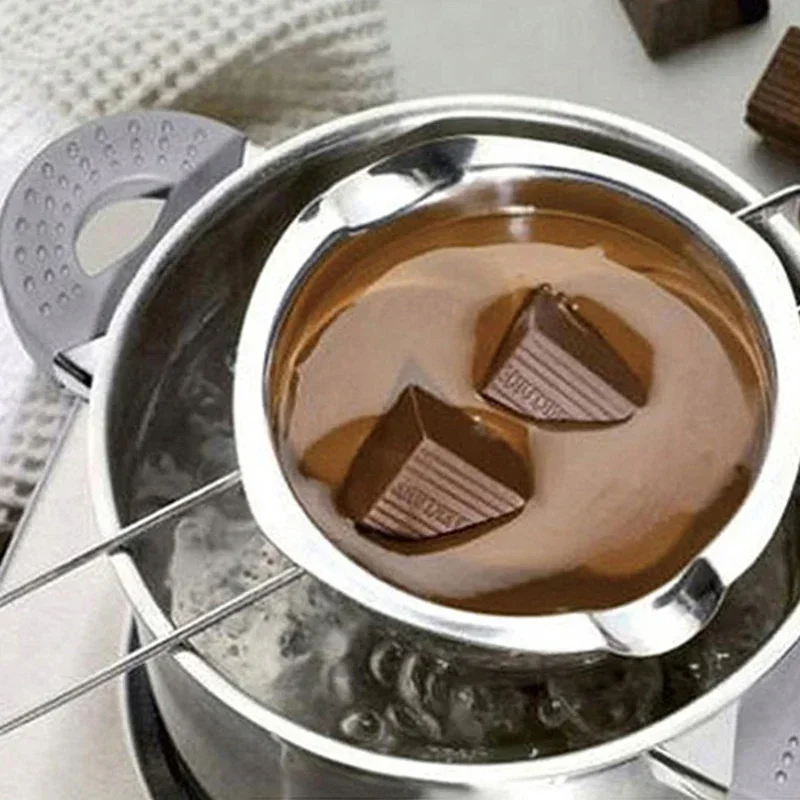 Stainless Steel Wax Melting Pot Long Handle Scented Candle Soap Chocolate Butter Handmade Soap Making Supply DIY Crafts Tools
