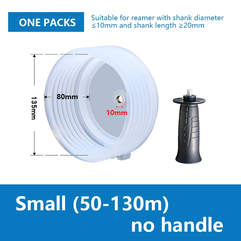 

Hole Opener Dust Cover Ceiling Wood Plasterboard Down Lamp Electric Hammer Drill 160mm Hole Cover Perforation Ash Dust Cover