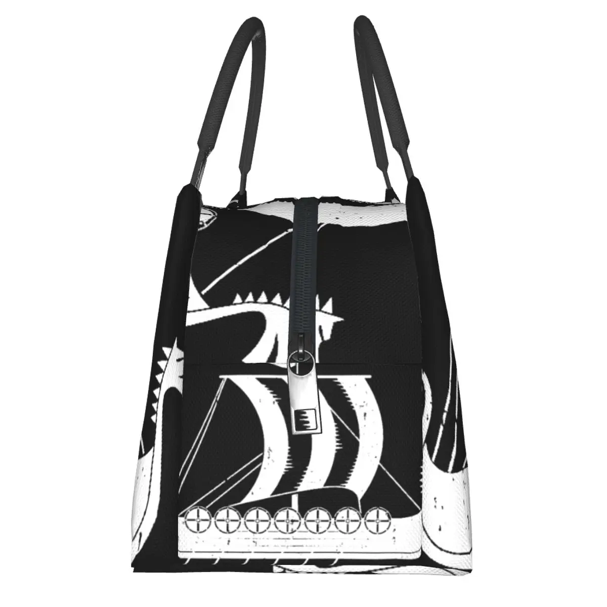 Viking Long Ship Drakkar Scandinavia Iceland Valhalla Portable insulation bag for Cooler Thermal Food Office Pinic Container