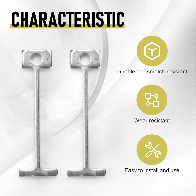 T02C!-200Pcs Tile Leveling System For Tile Laying Reusable Steel Needles Flooring Replaceable Pin Tiling Construction Tools